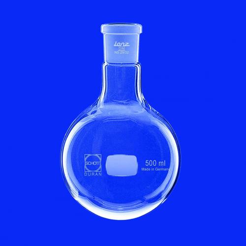 (image for) Flask, Round Bottom, Short Neck, 100ml, 24/29 (FRS100/3)